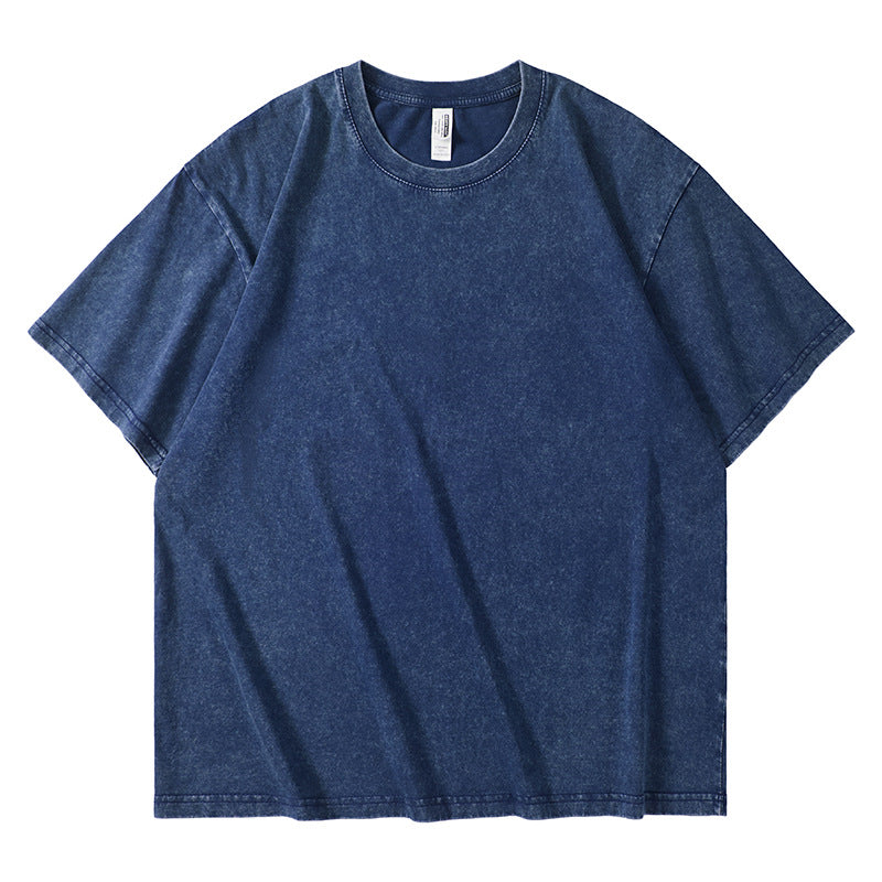 Vintage Washed Cotton T-Shirt | Soft, Trendy, and Customizable