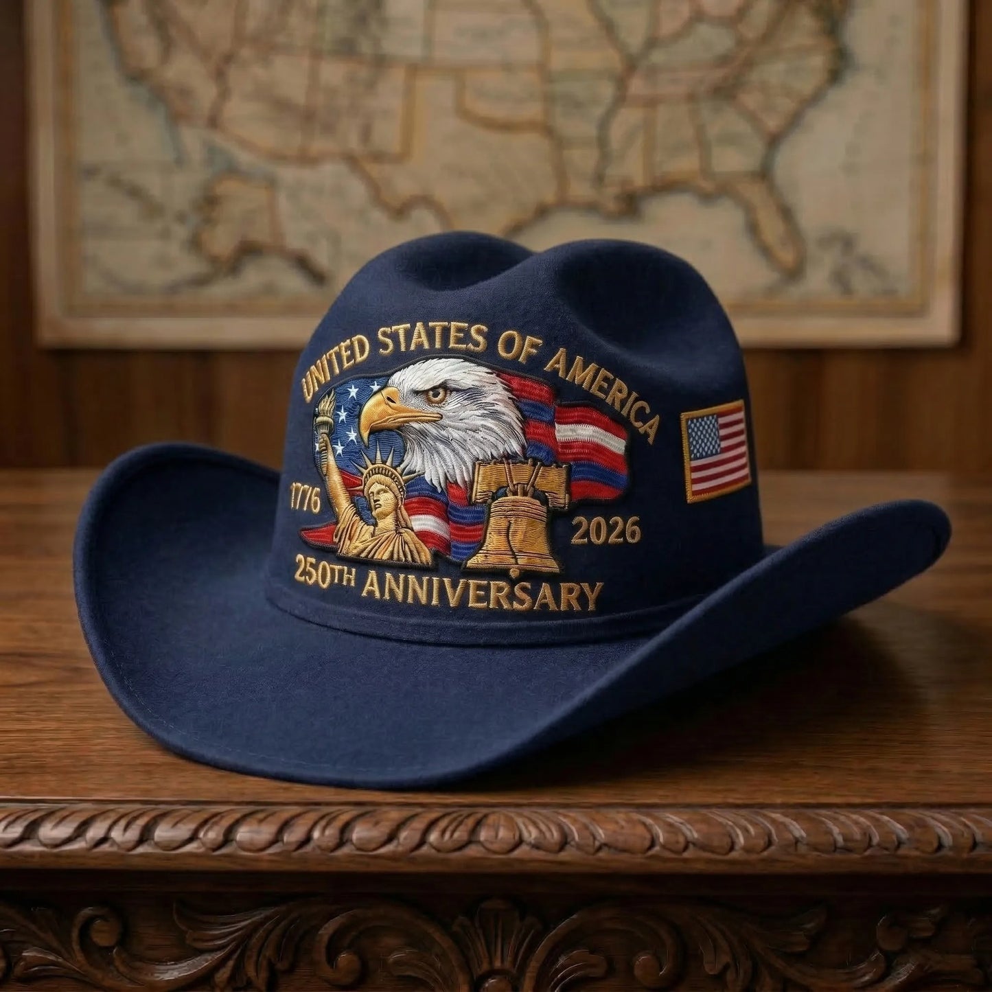 Elegant Anniversary Cowboy Hat | Stylish Sun Protection Accessory