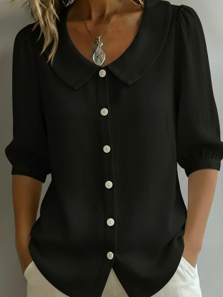 Stylish Linen Short-Sleeve Shirt for Effortless Warm Weather Fashion