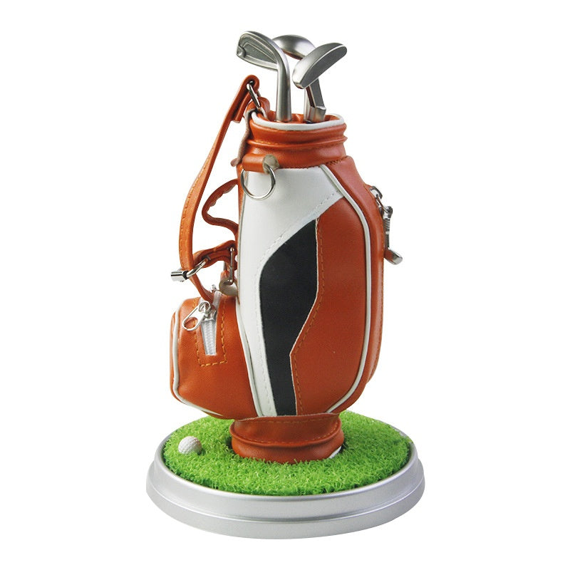 Golf Bag Inspired Pen Holder | Stylish Desktop Organizer