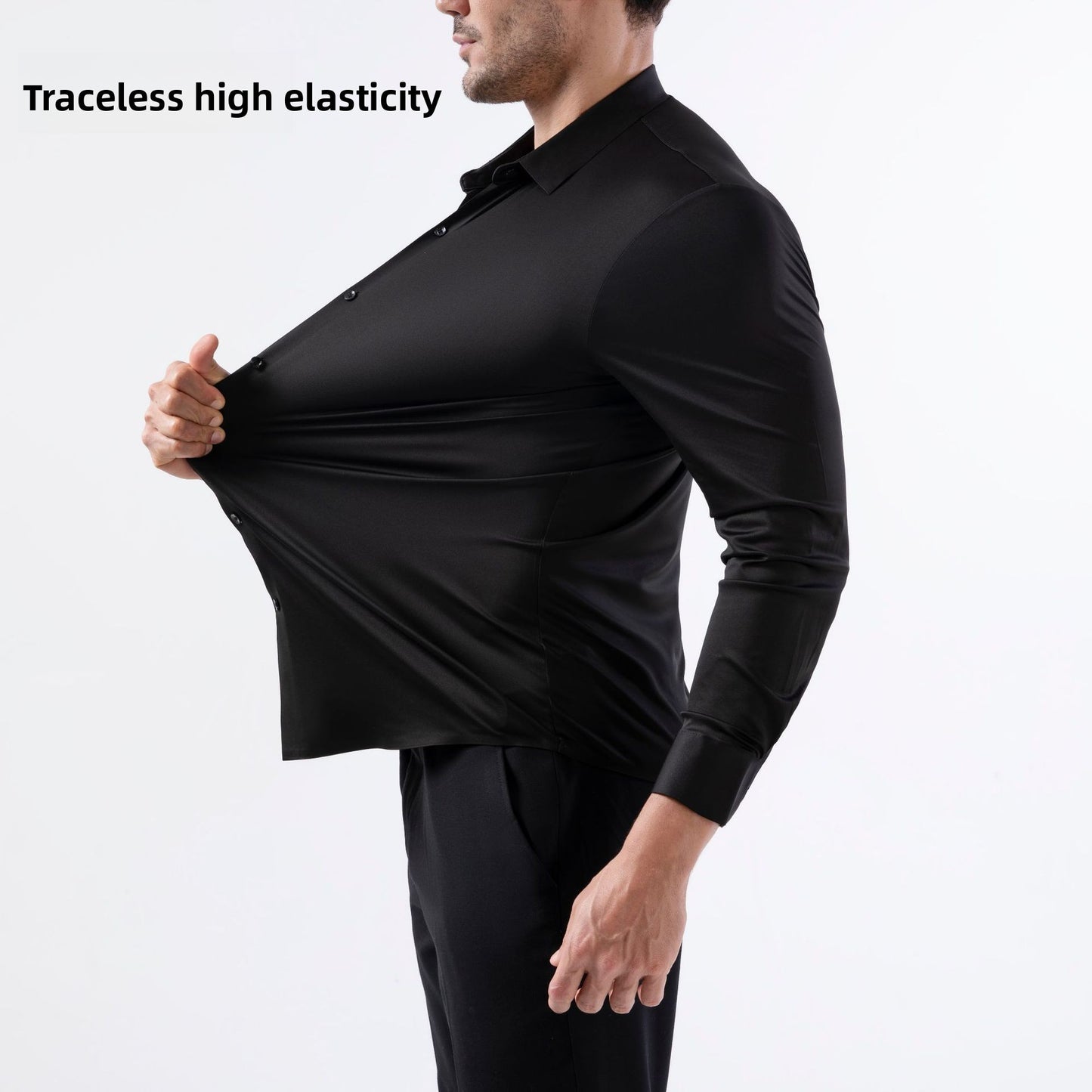 Men's Slim Fit Stretch Shirt | Comfort & Style Combined