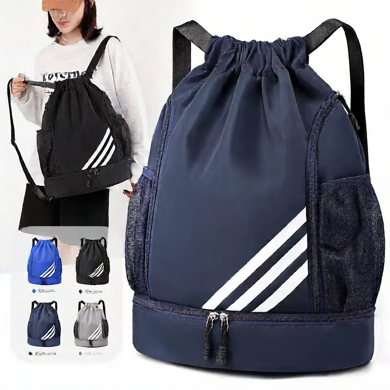 Drawstring Sports Backpack | Waterproof & Lightweight Gym Bag