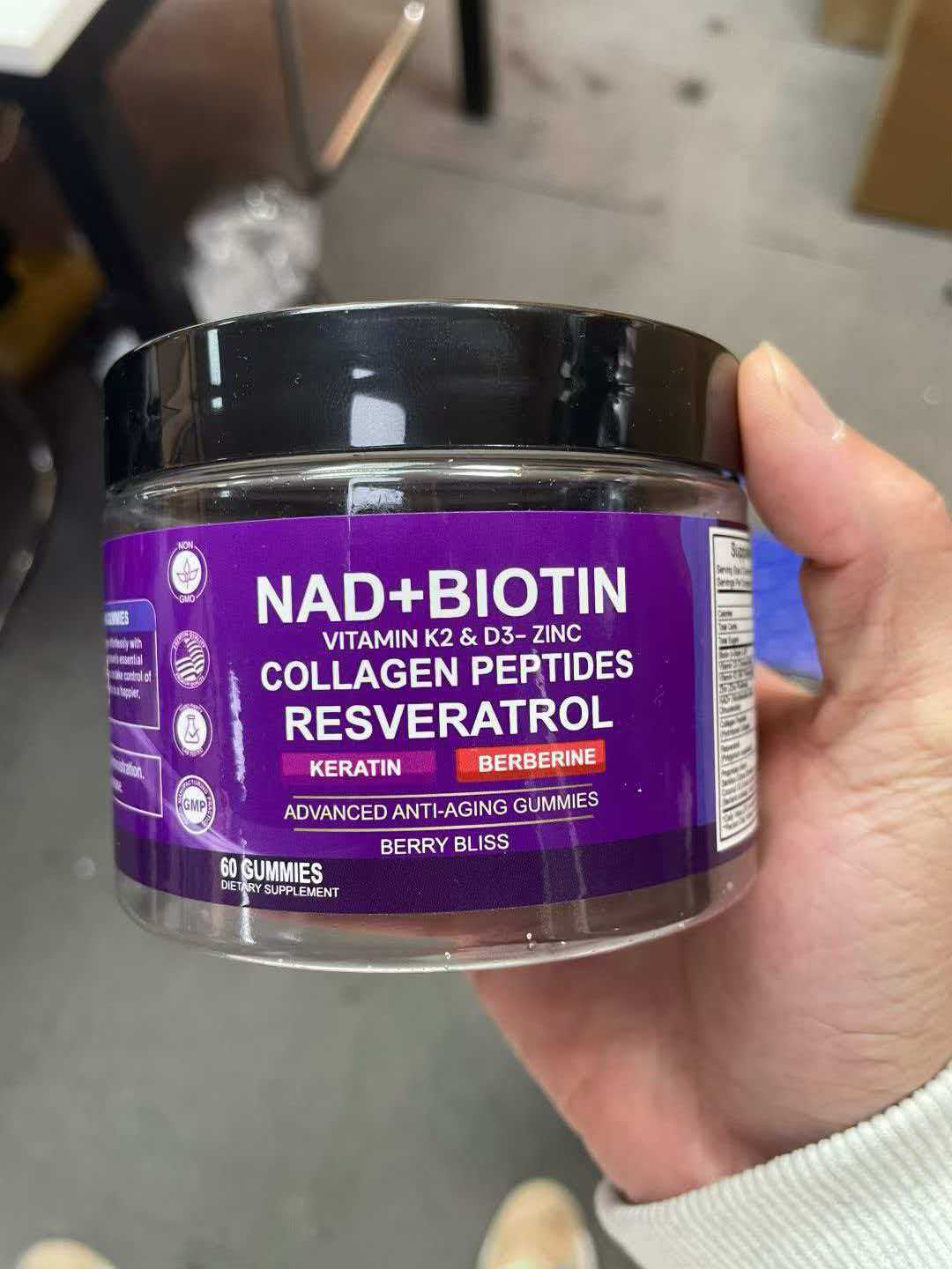Vitamin Gummies with Biotin & NAD+ | Nutritional Support Gummies