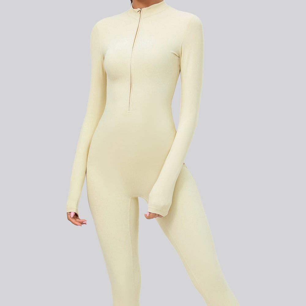 Long Sleeve Yoga One Piece Suit | Comfortable Activewear for All