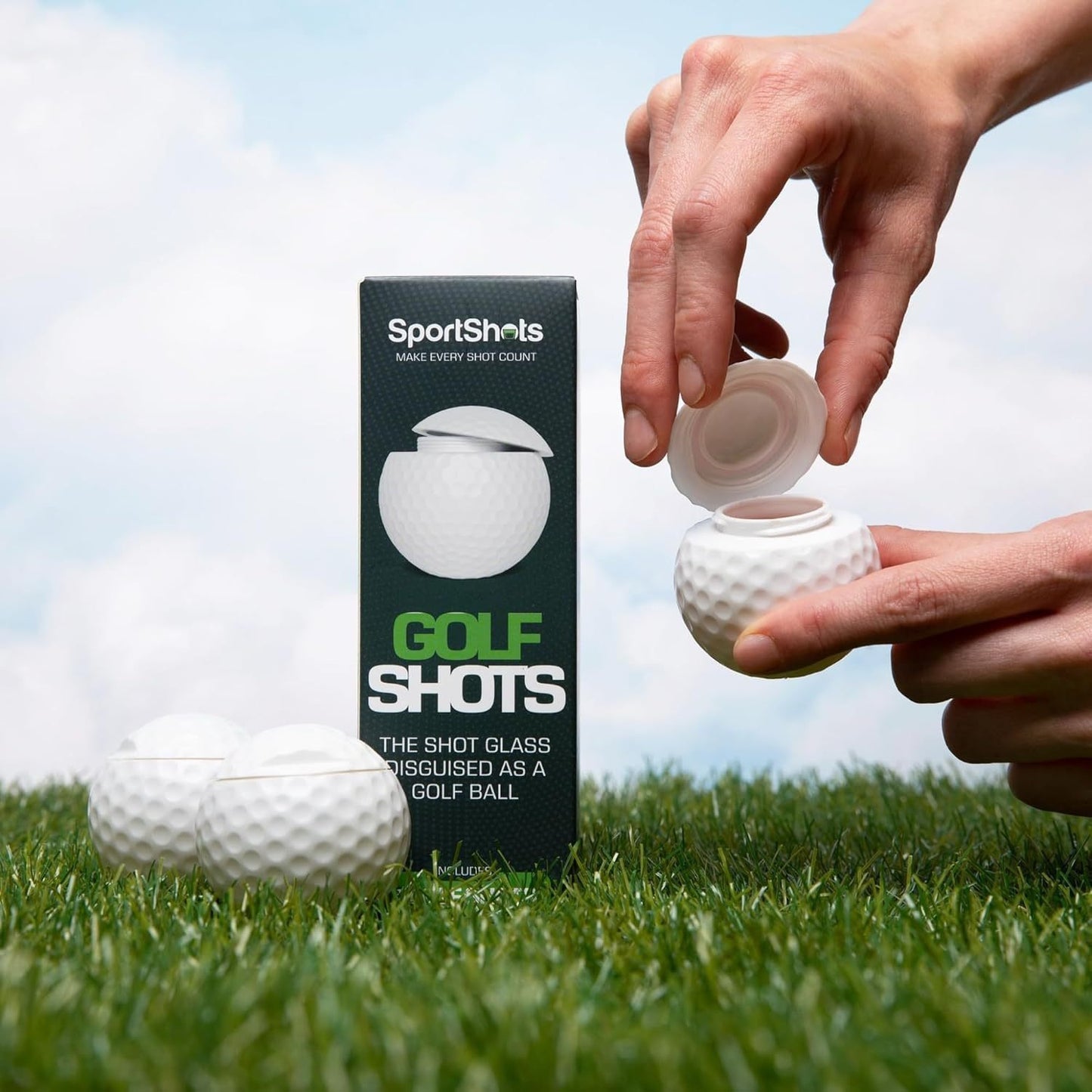 Golf Ball-Shaped Cup | Fun and Unique Shot Glass for Any Occasion