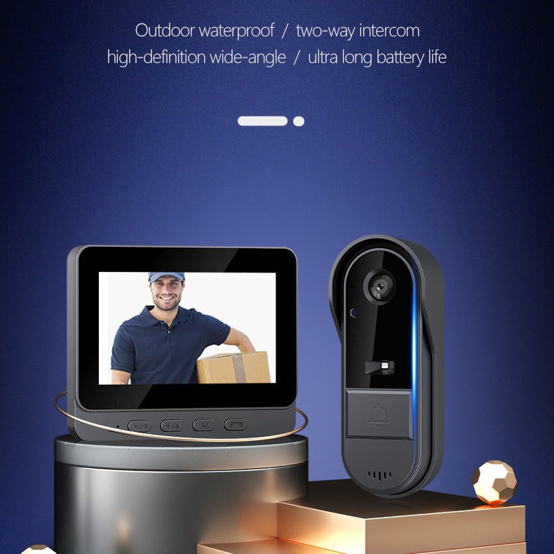 Smart Wireless Video Doorbell with Two-Way Intercom | Secure Your Home
