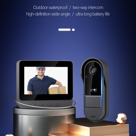 Smart Wireless Video Doorbell with Two-Way Intercom | Secure Your Home