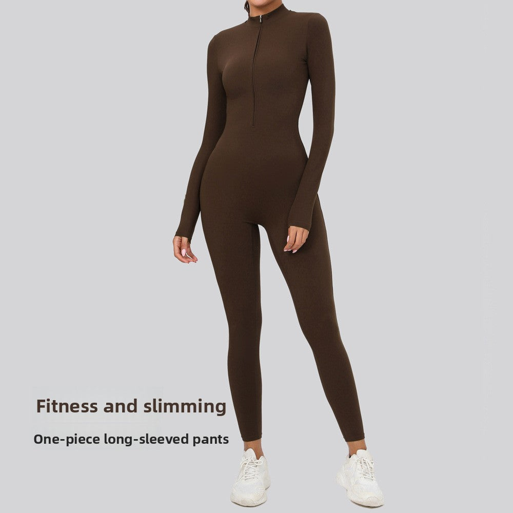 Long Sleeve Yoga One Piece Suit | Comfortable Activewear for All