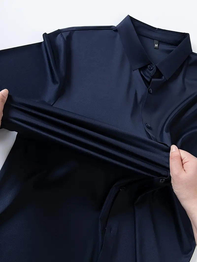 Men's Long Sleeve Dress Shirt | Comfortable & Stylish Attire