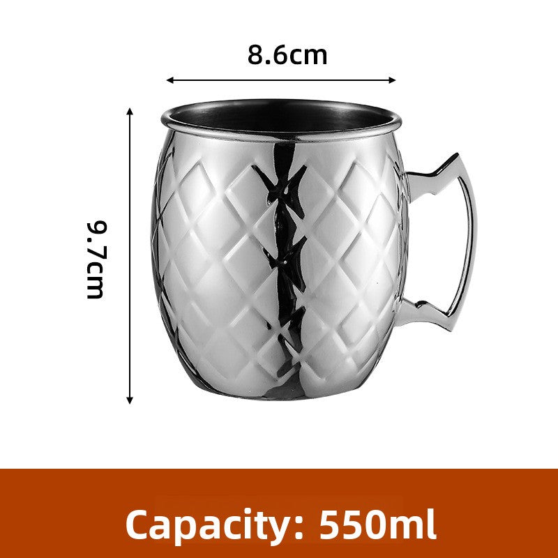 Hammered Cocktail Cup | Premium Stainless Steel Drinkware