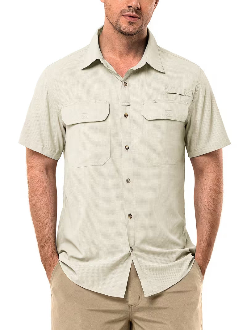 Men's Quick-Dry Short Sleeve Shirt | Ultimate Comfort & Style