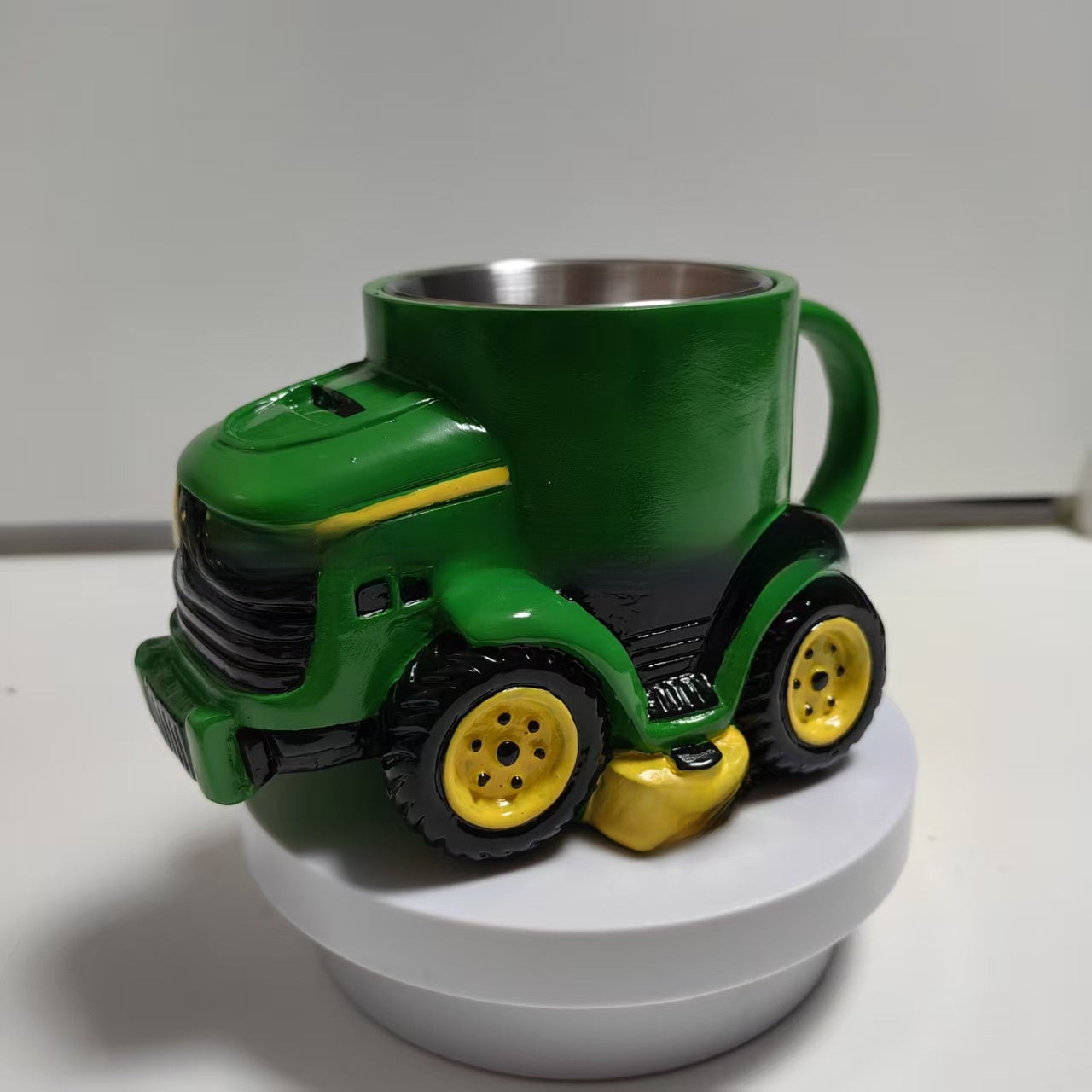 Vintage Melamine Mug | Unique Farm Equipment Design
