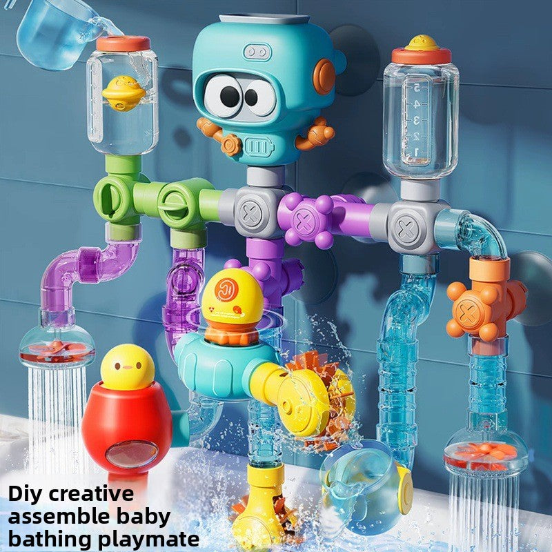Children's Bathtime Water Play Plumbing Set | Fun Educational Toy