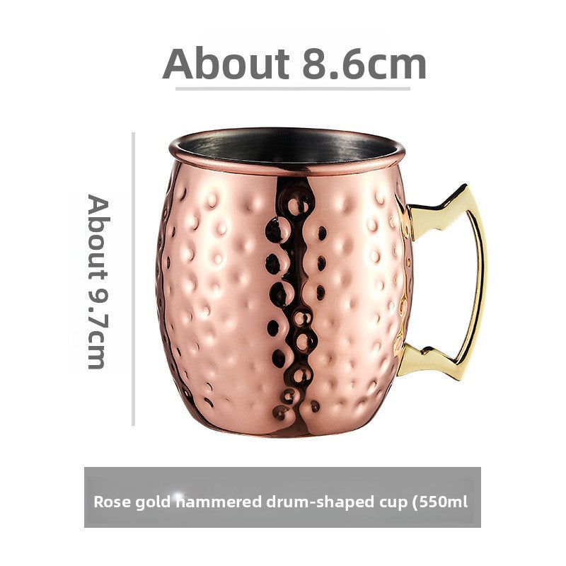 Hammered Cocktail Cup | Premium Stainless Steel Drinkware