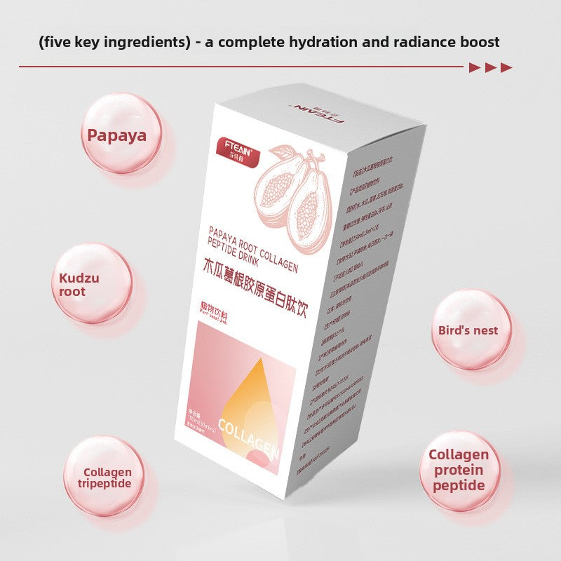 Collagen Peptide Drink with Papaya Extract | Skin & Joint Support