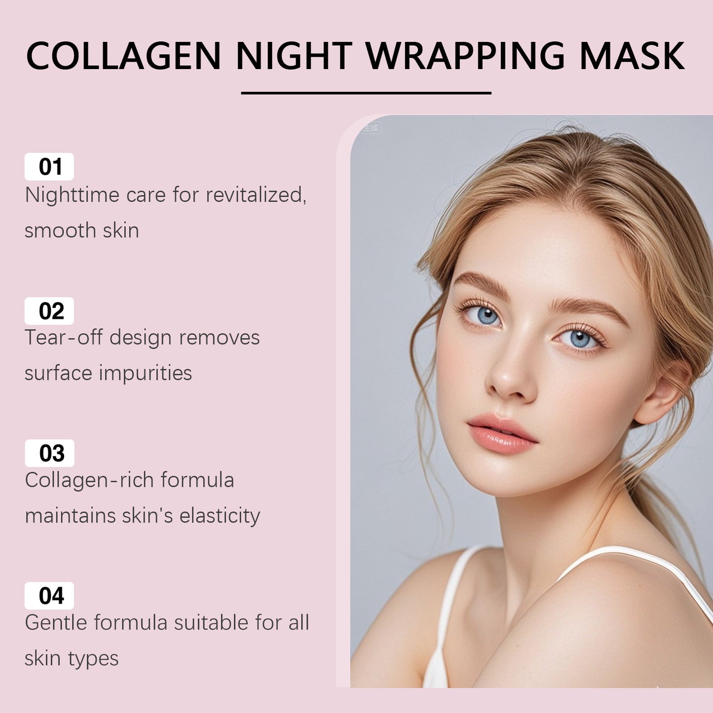 Collagen Protein Sheet Mask | Deep Hydration & Skin Elasticity