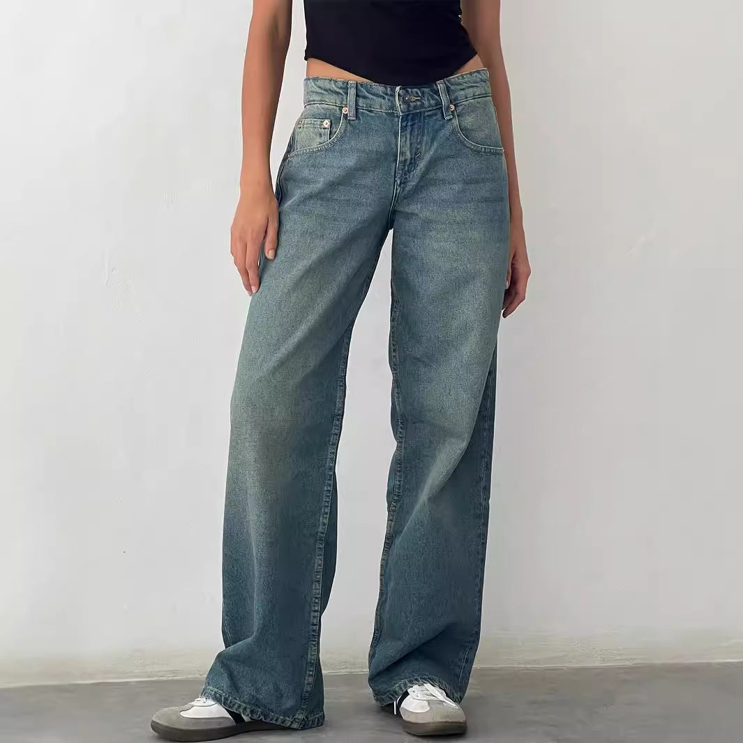 Women's Straight Leg Denim Jeans | Timeless Comfort & Style
