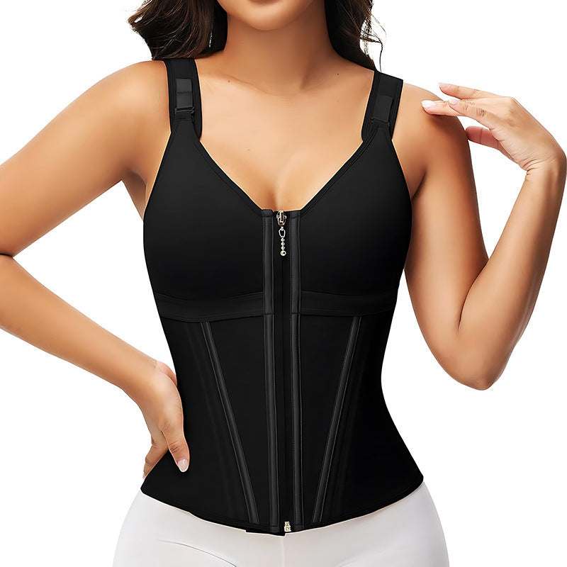 Women's Shaping Zipper Vest | Enhance Your Silhouette Comfortably