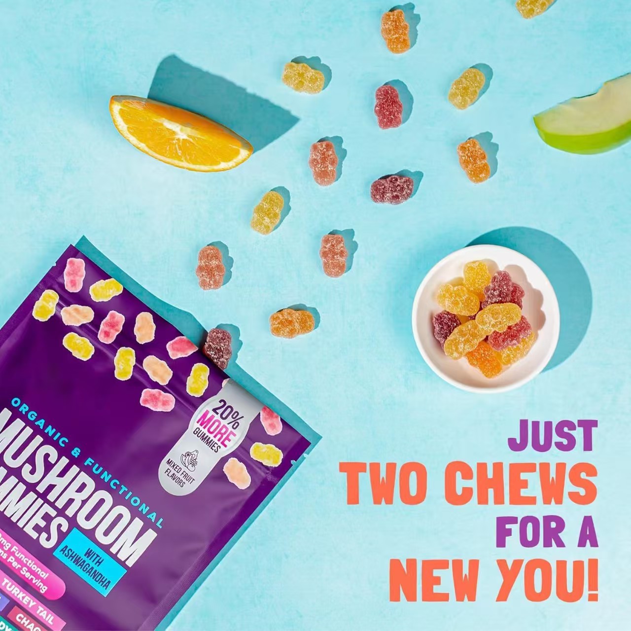 Delicious Mushroom Gummies | Nutritional Wellness in Every Bite