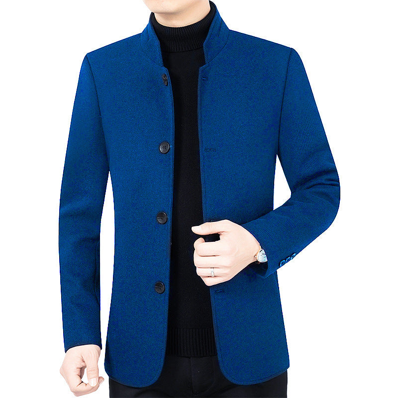 Men's Lightweight Stand Collar Jacket | Windproof & Stylish Outerwear