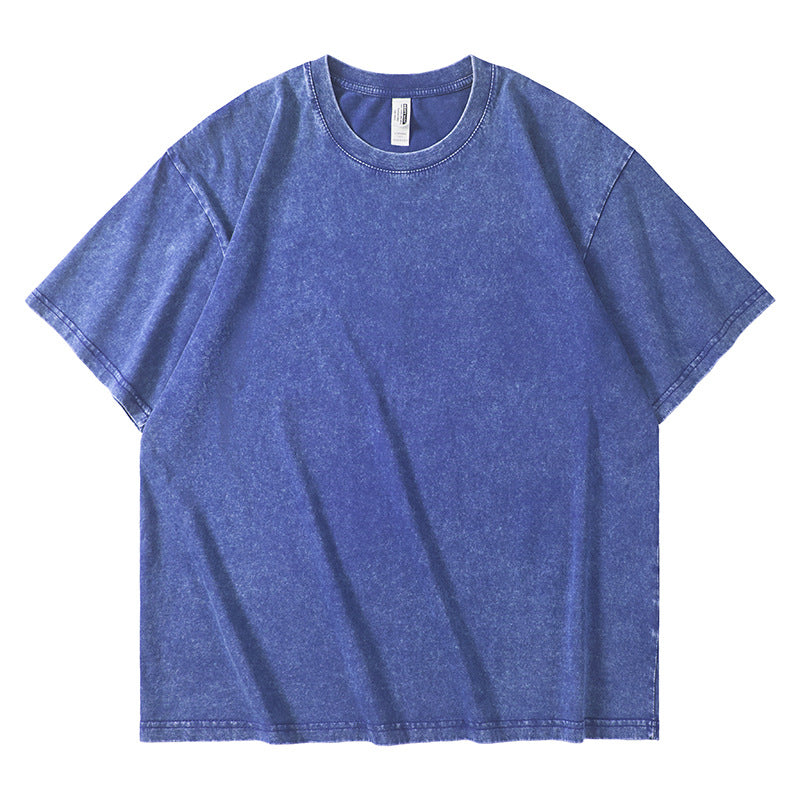 Vintage Washed Cotton T-Shirt | Soft, Trendy, and Customizable