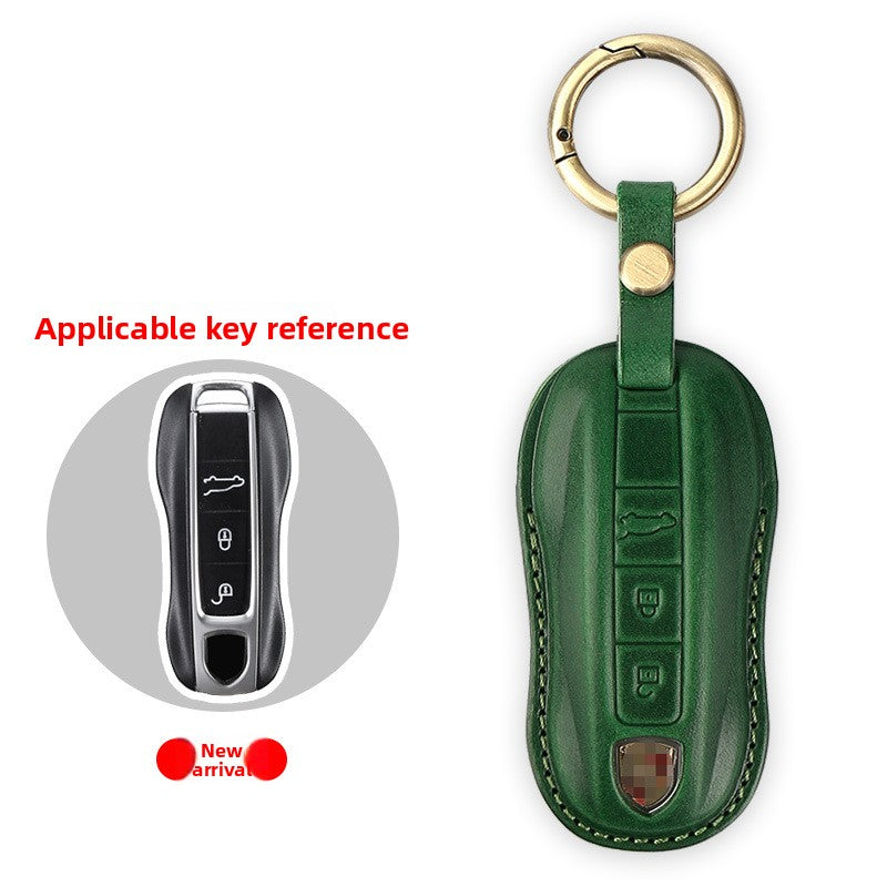 Genuine Leather Key Case | Premium Cowhide Key Protection