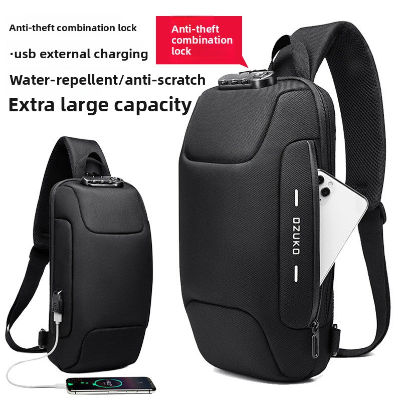 Waterproof Tactical Chest Bag for Men | Multi-Functional Crossbody