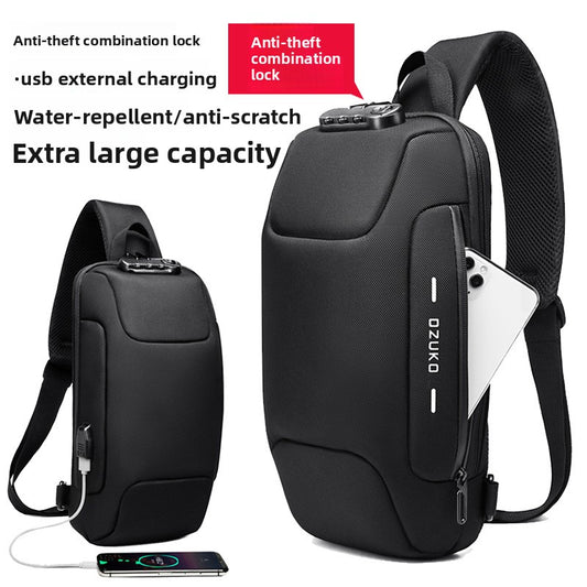 Waterproof Tactical Chest Bag for Men | Multi-Functional Crossbody