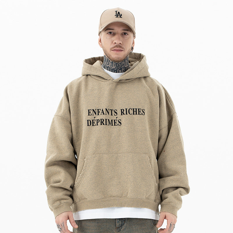Gradient Fleece Hooded Sweatshirt | Stylish & Cozy Casual Wear