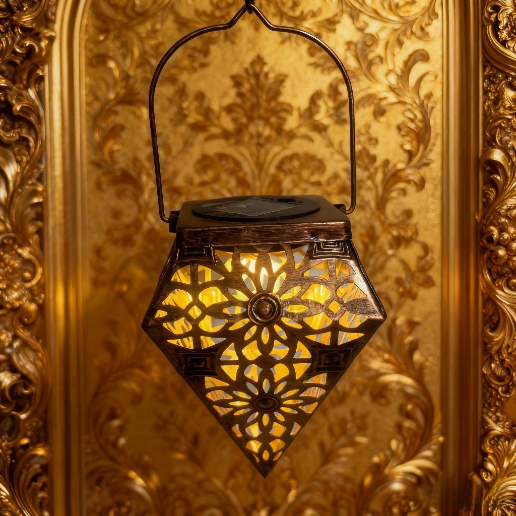 Solar Powered 3D Hollow Decorative Light | Eco-Friendly Design