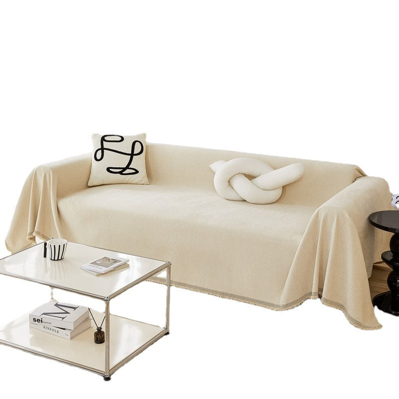 Solid Color Chenille Sofa Towel | Stylish & Comfortable Protection
