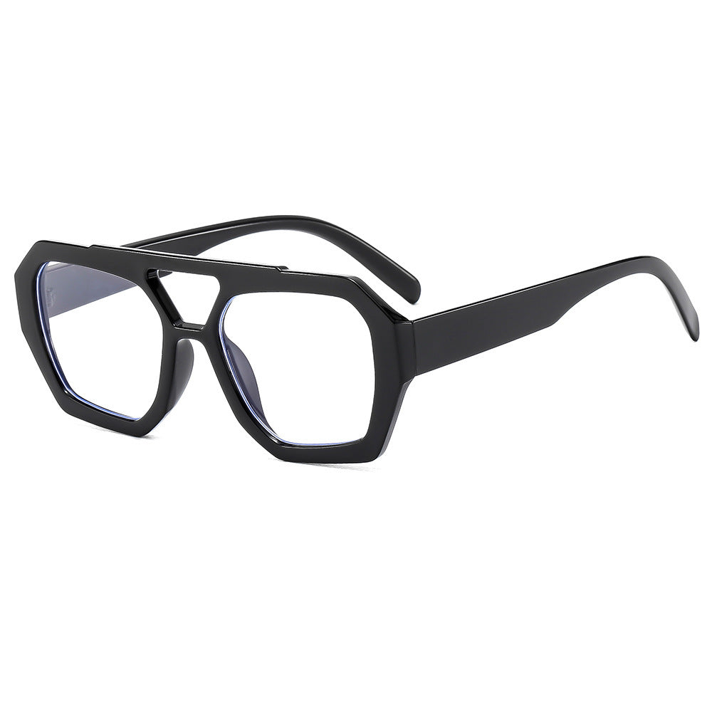 Retro Polygonal Sunglasses | Stylish Vintage Frames with UV Protection