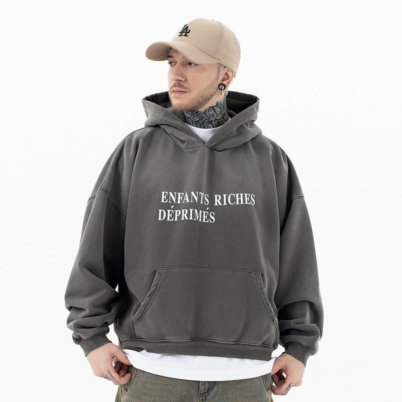 Gradient Fleece Hooded Sweatshirt | Stylish & Cozy Casual Wear
