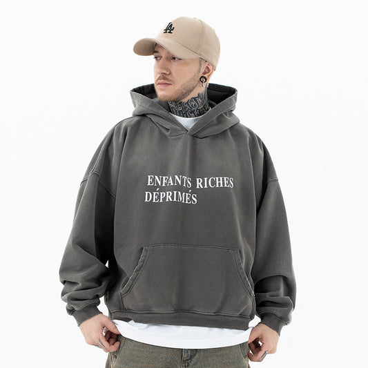 Gradient Fleece Hooded Sweatshirt | Stylish & Cozy Casual Wear