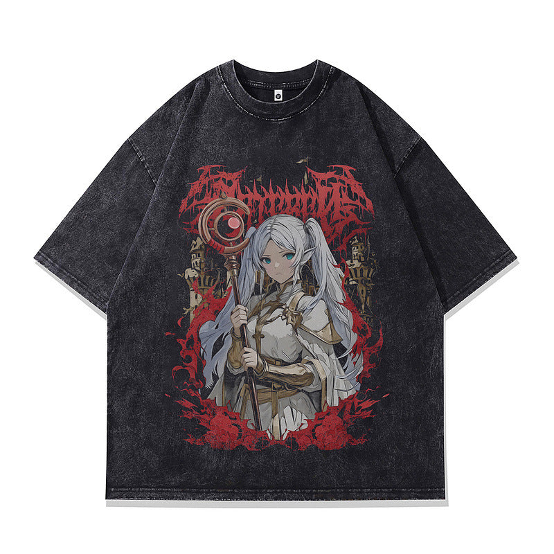 Stylish Unisex T-Shirt with Unique Anime Print Design