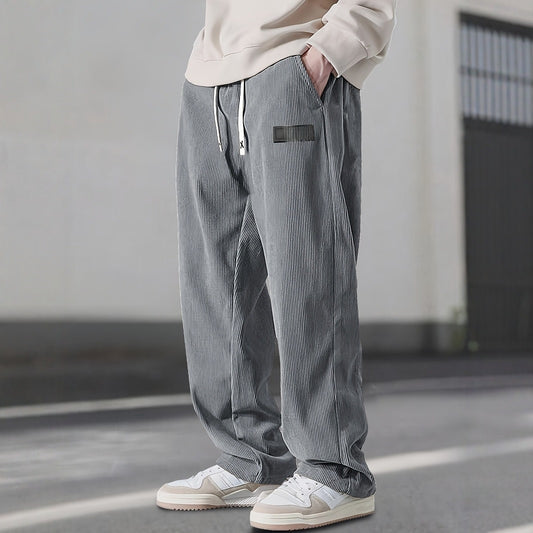 Men's Straight Leg Corduroy Casual Pants | Comfortable & Versatile