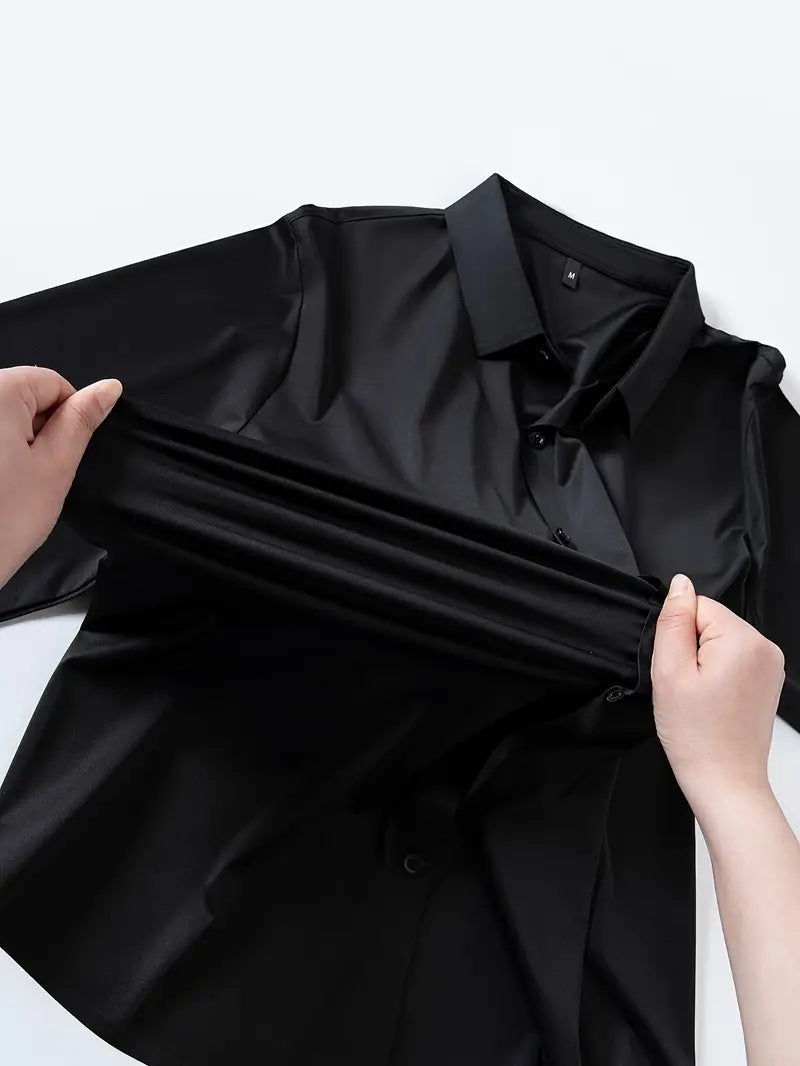 Men's Long Sleeve Dress Shirt | Comfortable & Stylish Attire