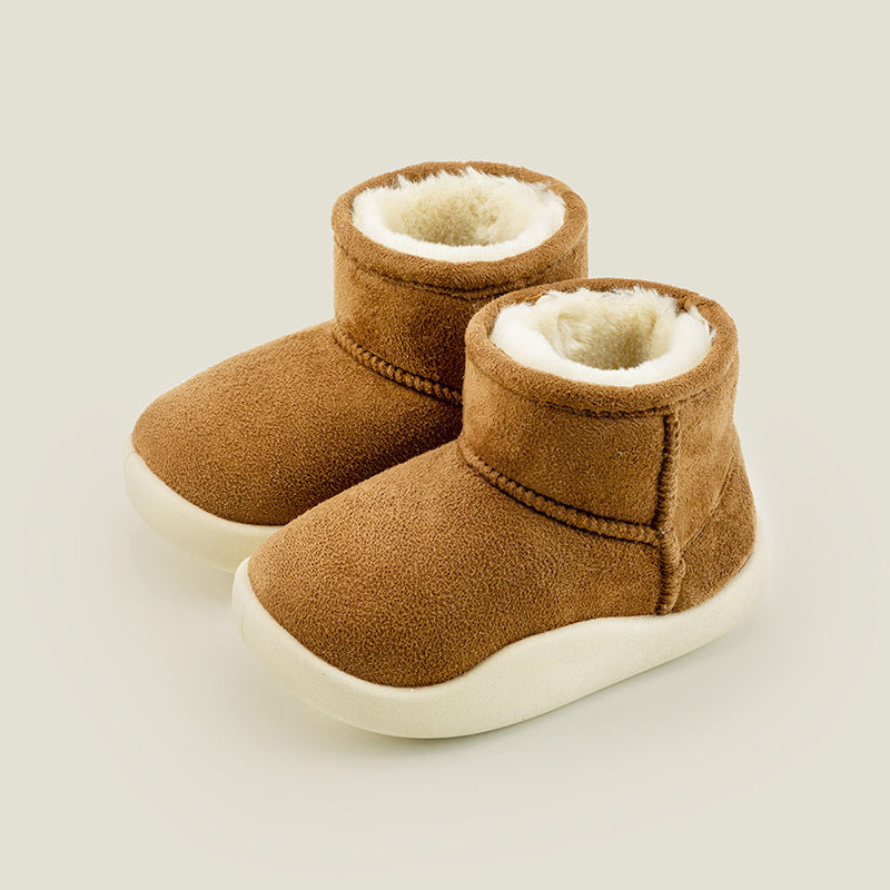 Children's Cozy Fleece-Lined Short Boots | Warm Ankle Footwear