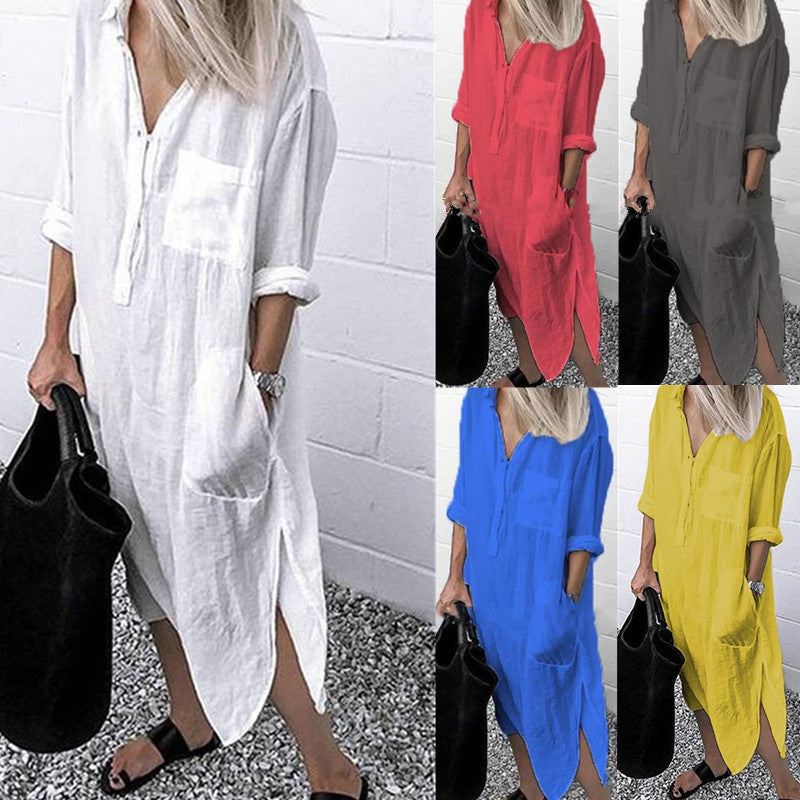 Elegant Women's Dress with Versatile Style & Comfort