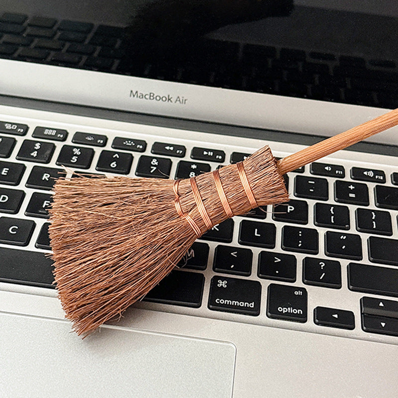 Mini Portable Cleaning Brush with Wool Bristles
