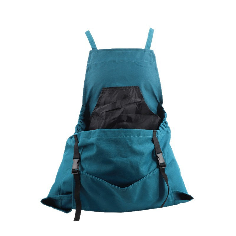 Thickened Canvas Work Apron with Large Pockets | Durable & Waterproof