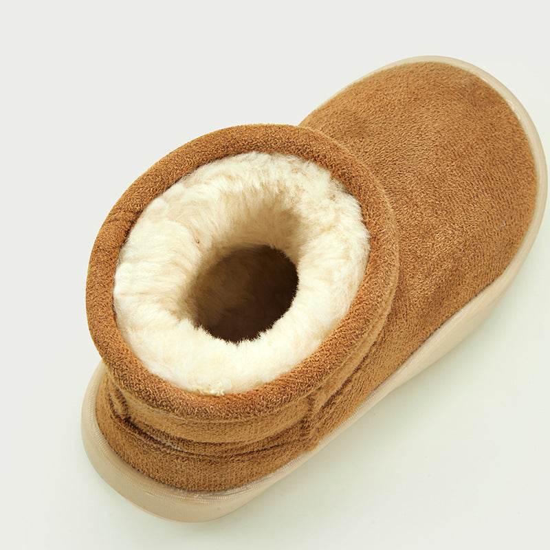 Children's Cozy Fleece-Lined Short Boots | Warm Ankle Footwear