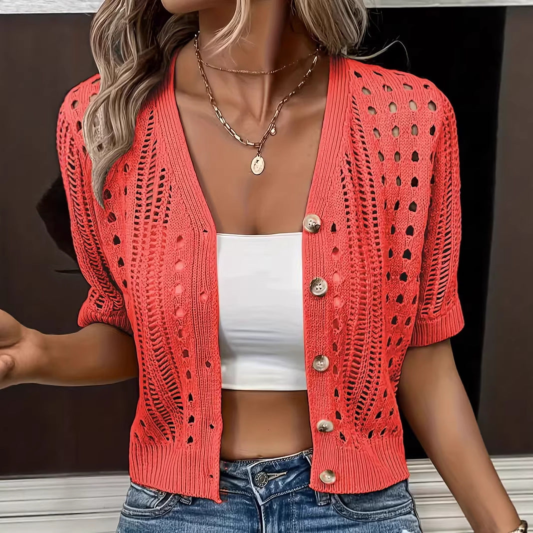 Women's Lace Knit Cardigan | Elegant Layering for Every Occasion