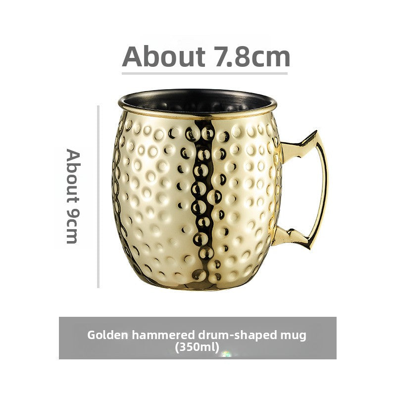 Hammered Cocktail Cup | Premium Stainless Steel Drinkware