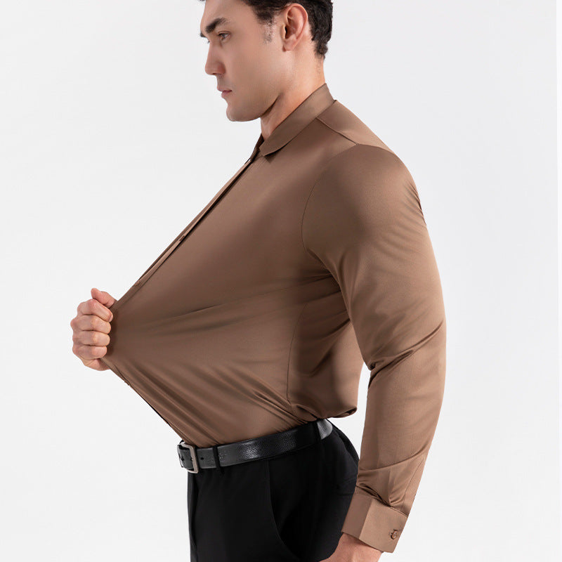 Men's Slim Fit Stretch Shirt | Comfort & Style Combined