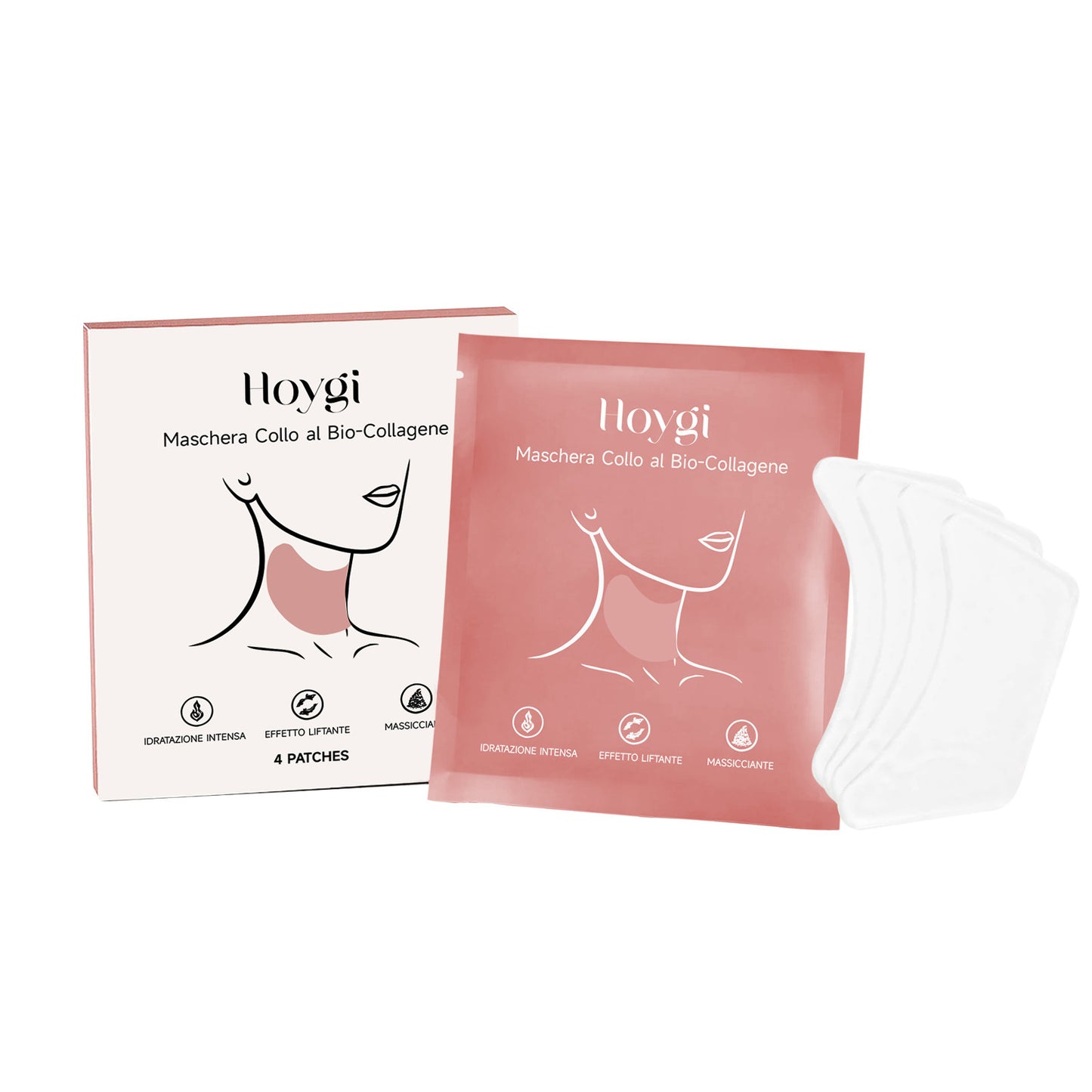 Collagen Protein Neck Mask Patches | Deep Hydration & Care