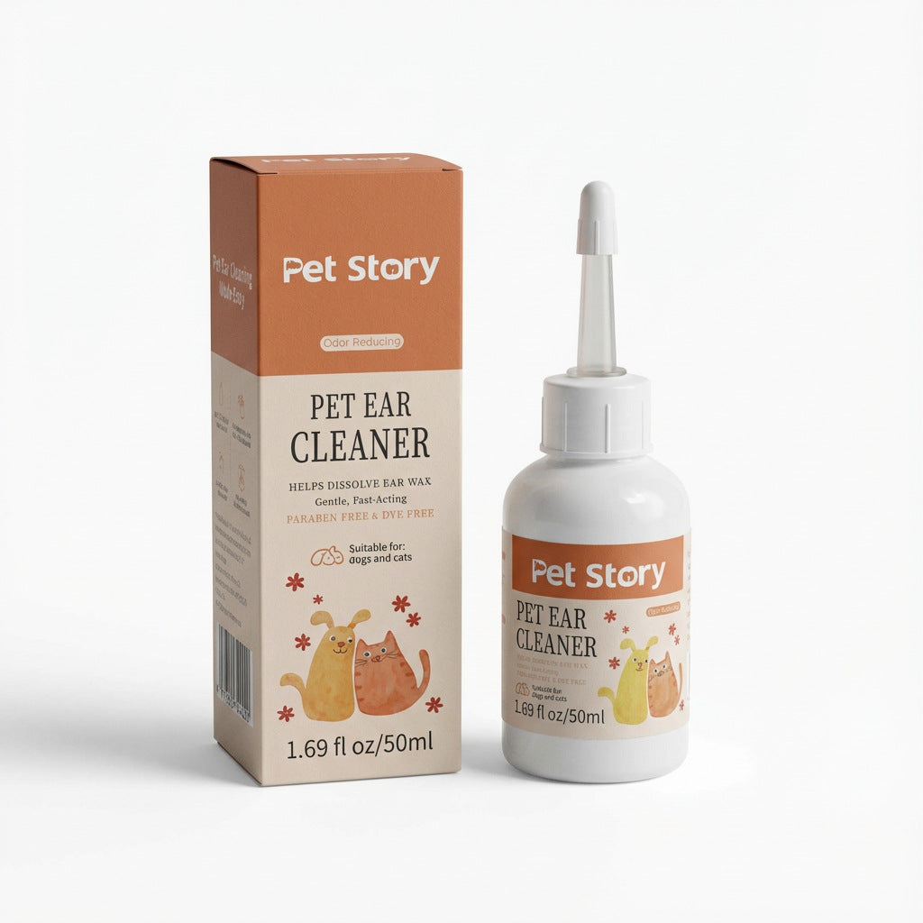 Pet Ear Cleaning Drops for Cats and Dogs | Gentle, Effective Solution