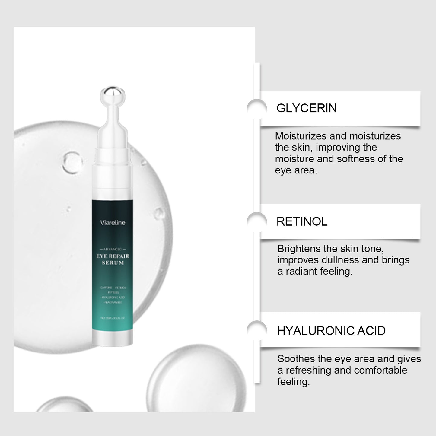 Retinol Eye Roller Essence for Youthful, Radiant Eyes