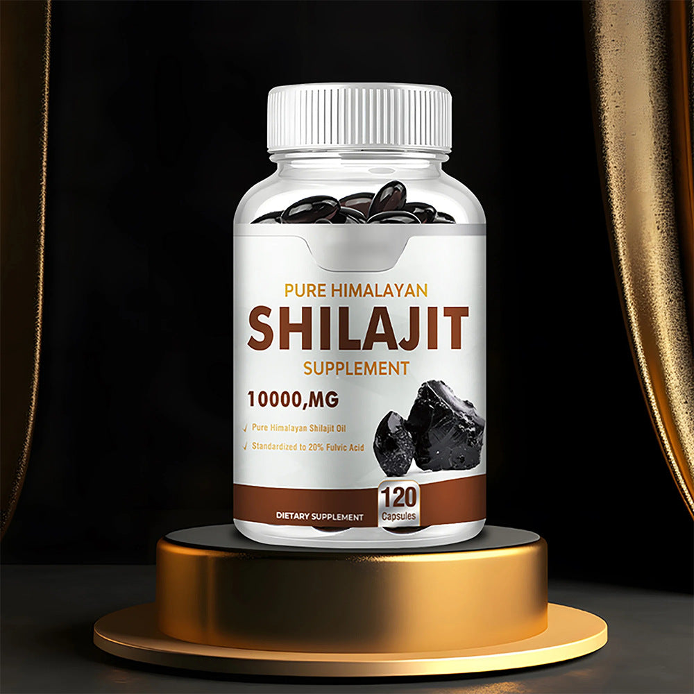 Natural Shilajit Dietary Supplement Capsules | Health Booster