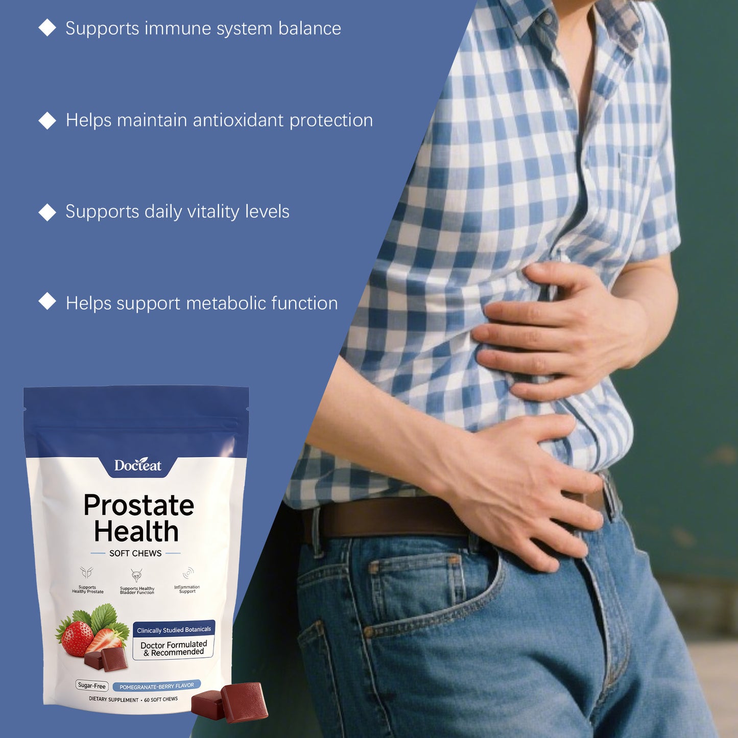 Men's Body Care Dietary Gummies | Revitalize Your Wellness